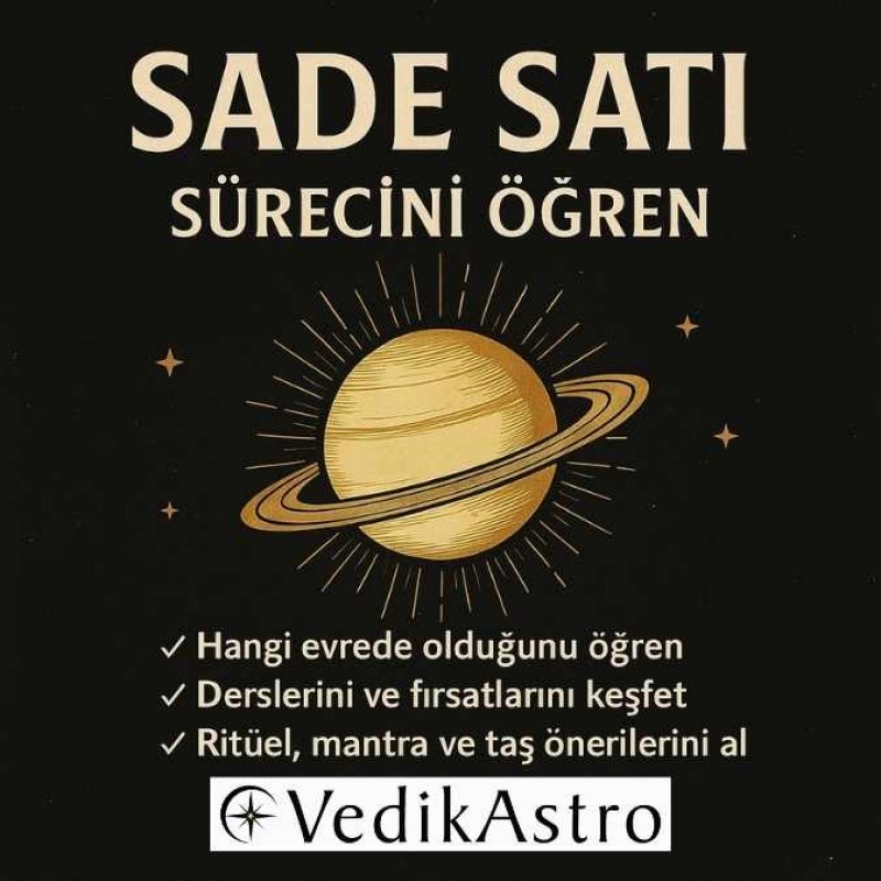 SADE SATİ ANALİZİ / LANETLENMEDİN! O SADECE SATÜRN.